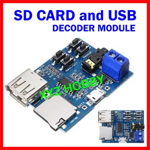 MP3 Player Decoder Module USB Flashdisk Micro SD Card Decoder Audio Modul