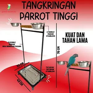 TANGKRINGAN PARROT BESI TINGGI