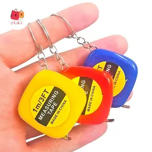 GKM88 Gantungan Kunci Meteran 1m Mini Keychain Measuring Tape 1 Meter Roll/Mini Keychain Measuring Tape