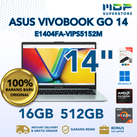 Gambar LAPTOP ASUS VIVOBOOK GO 14 E1404FA VIPS5152M VIPS5153M : AMD R5-7520U 16GB 512GB VIPS WIN 11+OHS+M365 - GREEN GRAY, UNIT ONLY dari mdpsuperstore Kota Palembang 5 Tokopedia