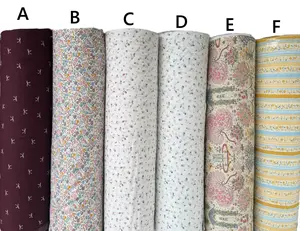 Bahan kain katun rayon viscose premium motif bunga terbaru best seller