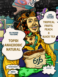 Gambar Topidi Anaerobic Natural Kopi Arabika dari 616 Roastery Kota Administrasi Jakarta Selatan 1 Tokopedia