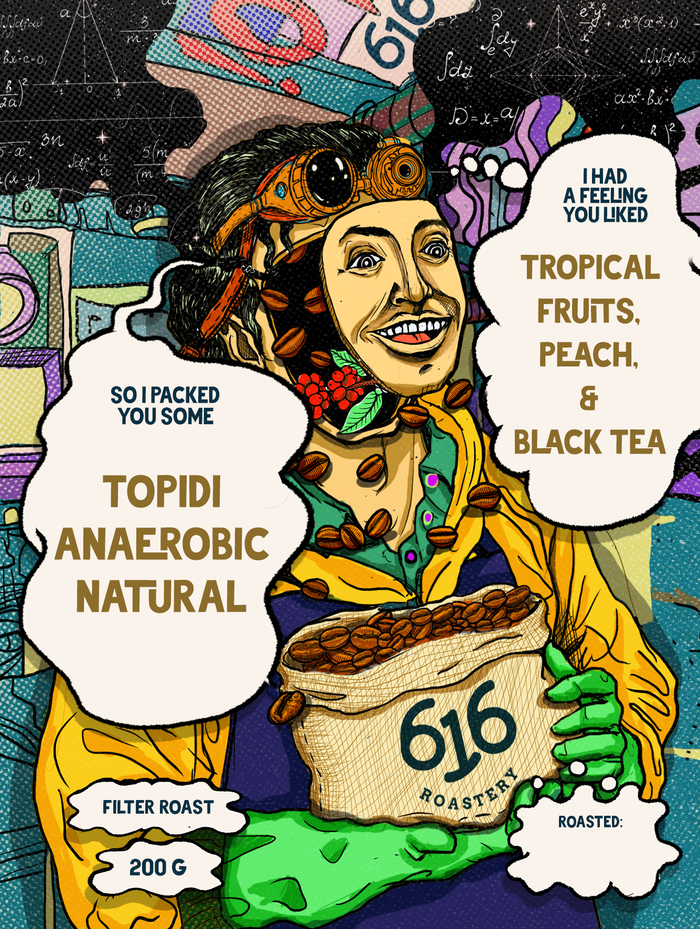 Gambar Topidi Anaerobic Natural Kopi Arabika dari 616 Roastery Kota Administrasi Jakarta Selatan Tokopedia