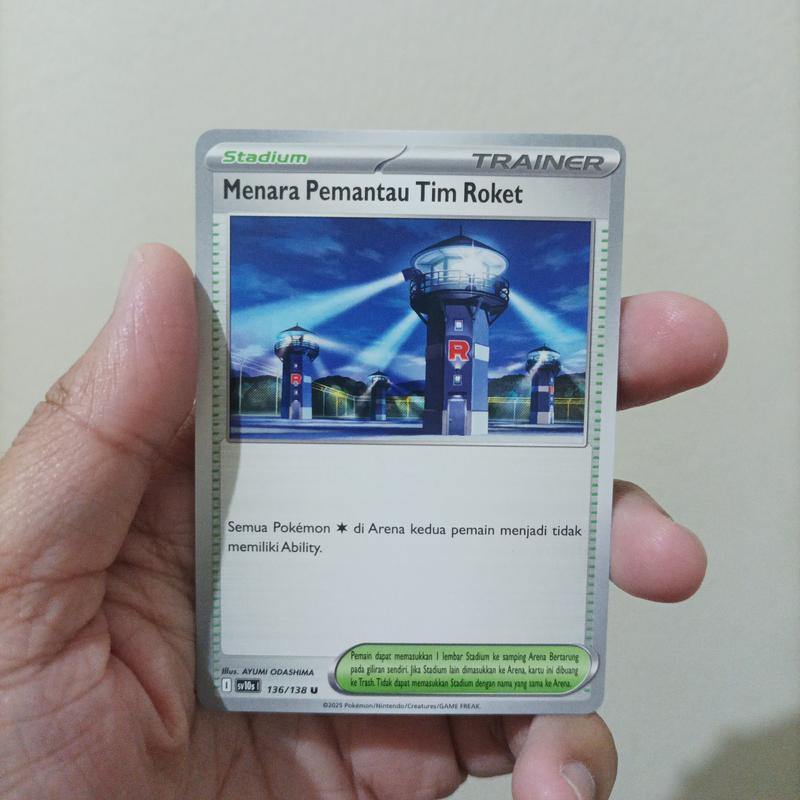 Menara Pemantau Tim Roket Pokemon TCG Indonesia - Shop | Tokopedia