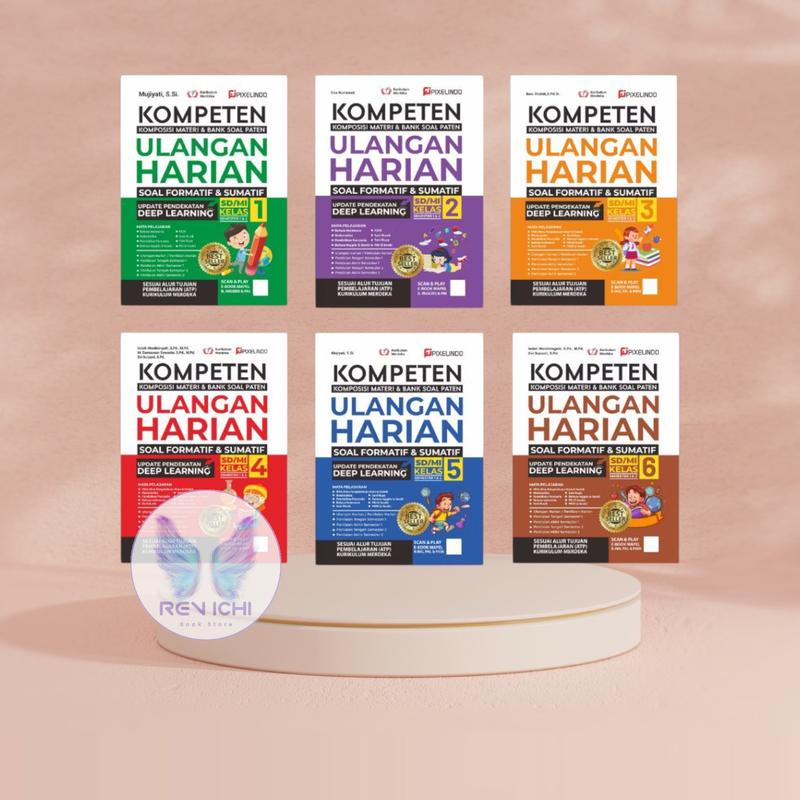 Buku KOMPETEN ULANGAN HARIAN KURIKULUM MERDEKA KELAS 1 2 3 4 5 6 SD ...