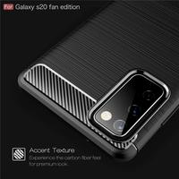 Gambar READY!!! Case Brushed Samsung Galaxy S20 FE Softcase Armor Carbon - Hitam dari jayakarta aksesoris handphone Kota Administrasi Jakarta Utara 3 Tokopedia