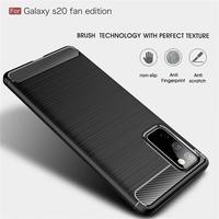 Gambar READY!!! Case Brushed Samsung Galaxy S20 FE Softcase Armor Carbon - Hitam dari jayakarta aksesoris handphone Kota Administrasi Jakarta Utara 2 Tokopedia