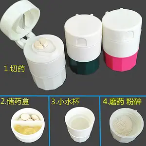 Pemotong Penggerus penghancur pill tempat obat tablet cutter crusher