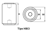 Gambar HOWIG Cylindrical Insulator - HBCI Series - HBCI-3030 dari Max Electrics Kota Administrasi Jakarta Timur 2 Tokopedia