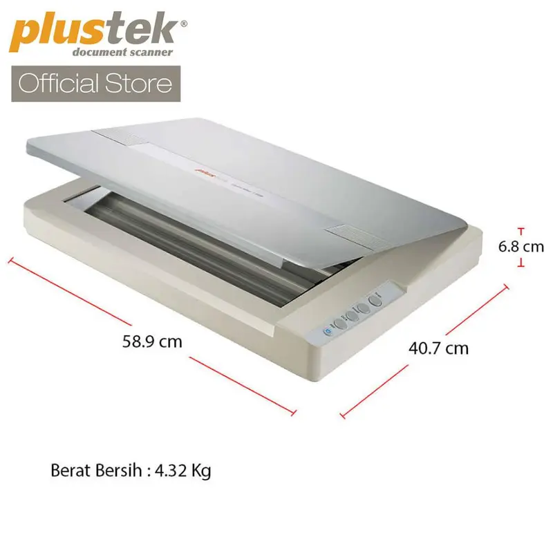Scanner Plustek OpticSlim 1180 - 8 Detik/lembar (A3) 6