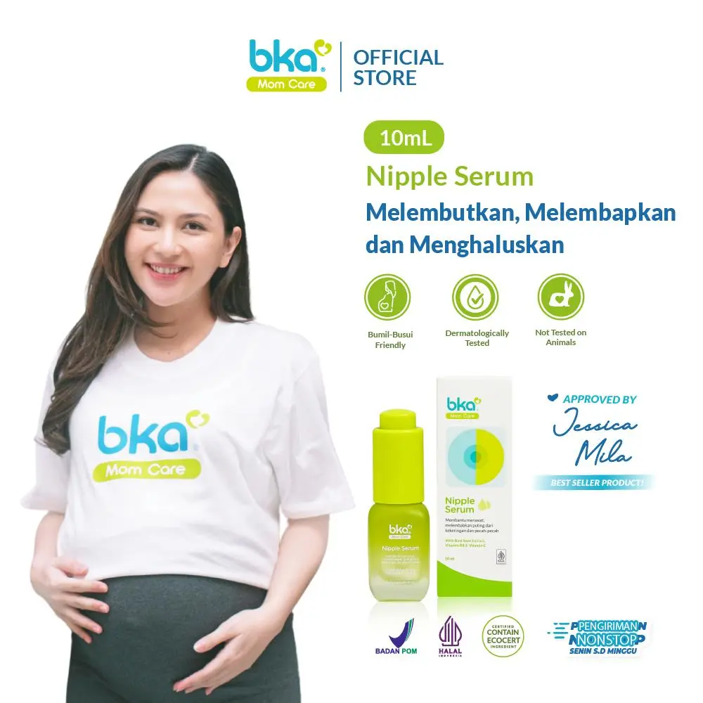 [LIVE] Nipple Serum BKA isi 10ml Perawatan Payudara - Lebih Lembut Halus dan Lembap