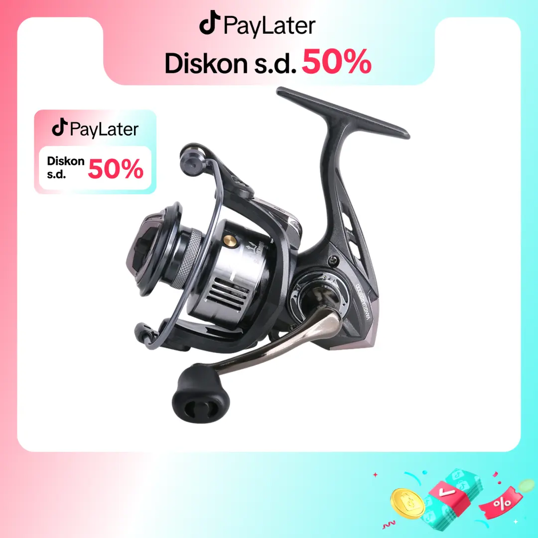 SEAKINGS VANGUARD REEL PANCING METAL POWER HANDLE SW ONEWAY 4+1 BB MAX DRAG 21KG LAUT reel pancing seakings vanguard