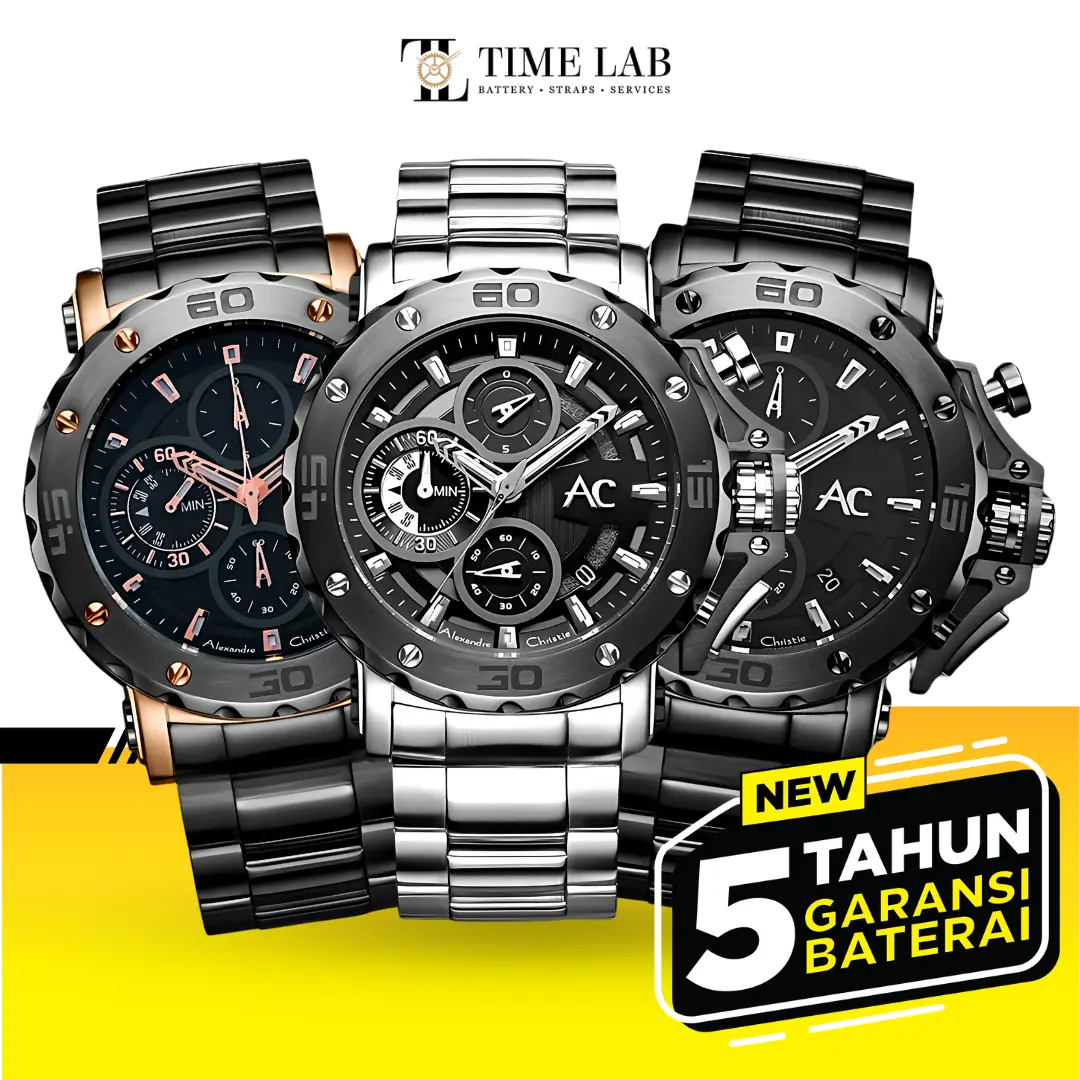 JAM TANGAN ALEXANDRE CHRISTIE AC9205 / AC 9205 MC / AC 9205MC ORIGINAL