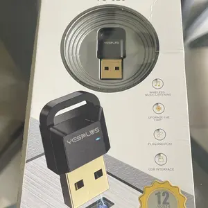 YESPLUS Receiver Bluetooth 5.3 YS-620 Mini USB untuk Mendengarkan Musik Nirkabel Menggunakan Chip Terbaru Sistem USB