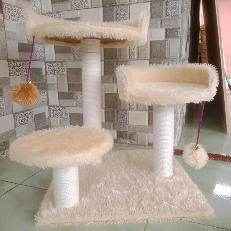 MAINAN GARUKAN KUCING 3TIANG GARUKAN CAT TREE CONDO 4