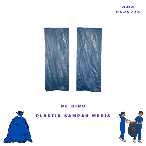 KANTONG PLASTIK SAMPAH LDPE BIRU-Tebal 50 micron 0