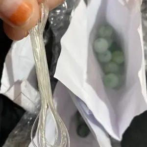 Butiran Batu Giok Burma Jadeite Asli 10mm Grade A - VeE Pria Wanita