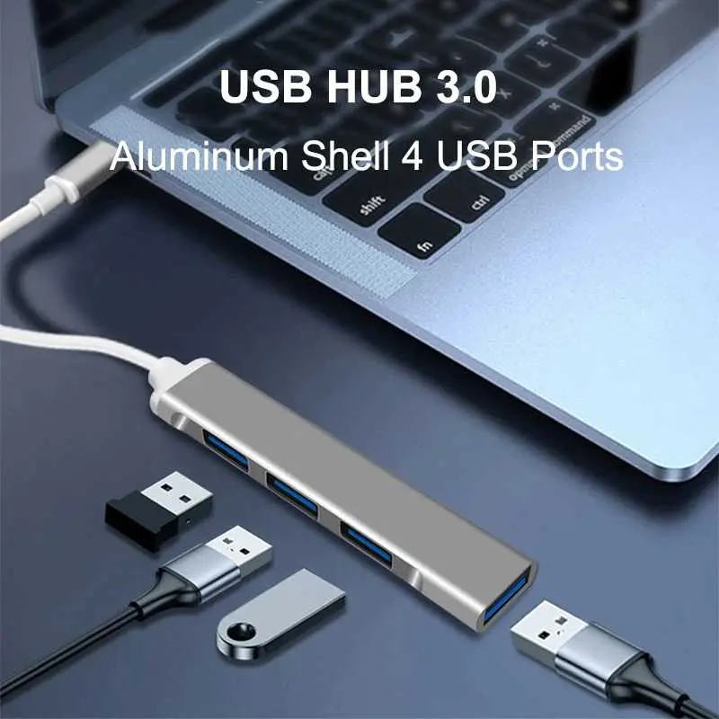 USB Hub Type C Converter 3.0 4 Port C809 1