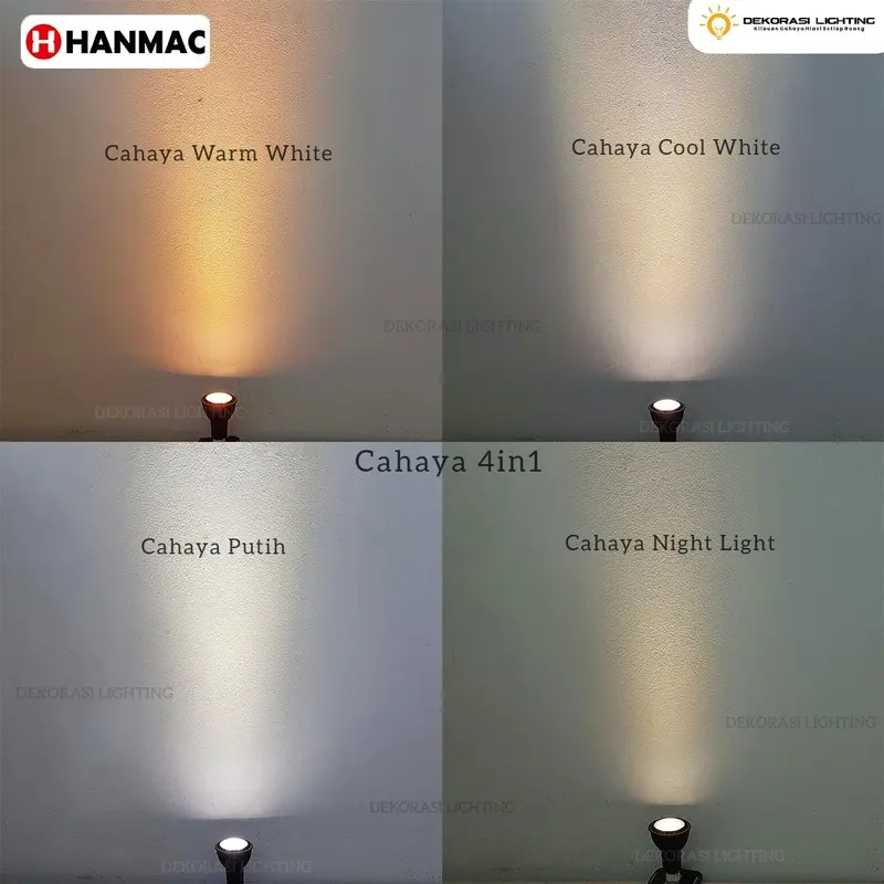 H3Q LAMPU HALOGEN LED 3W SOROT SPOTLIGHT WARM WHITE E27 MR16 G4 SPOT 1
