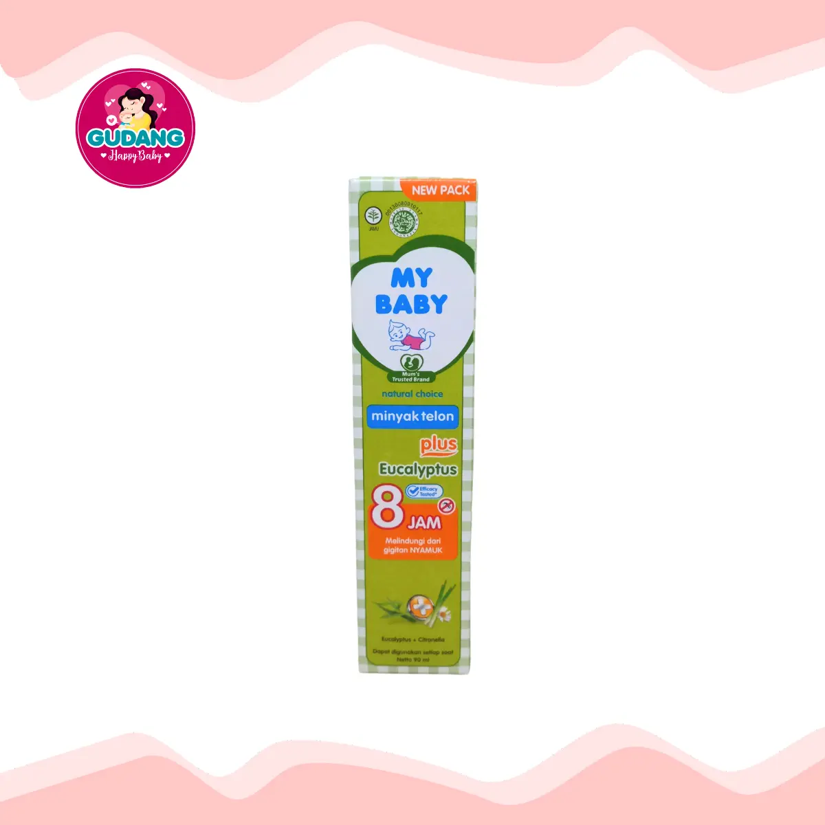 My Baby Minyak Telon Plus Eucalyptus 90ml Bayi