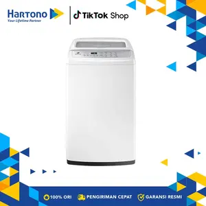 Samsung 8 Kg Mesin Cuci 1 Tabung Top Loading Washer WA80H4000SW