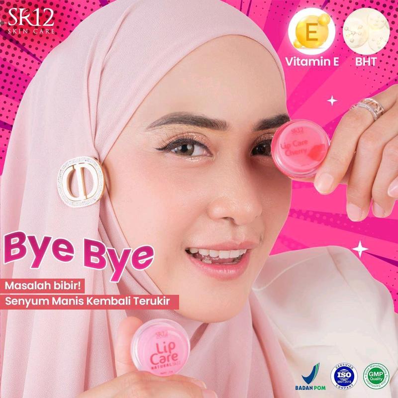 Lipcare SR12 Cherry Rahasia Bibir Plumpy dan Sehat Solusi Bibir Kering Tampilan Glass Skin Bibir Lembap dan Berkilau 4