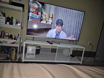 Product Review of IKEA BAGGEBO Meja TV Minimalis Putih 90x35x40 cm from Tokopedia customer review 3