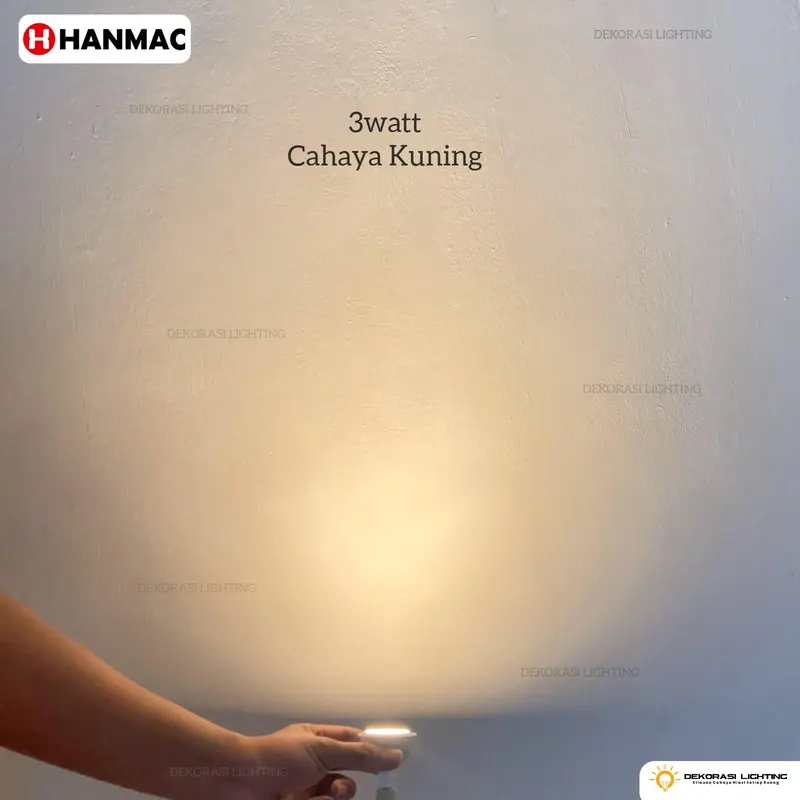 H3Q LAMPU HALOGEN LED 3W SOROT SPOTLIGHT WARM WHITE E27 MR16 G4 SPOT 2