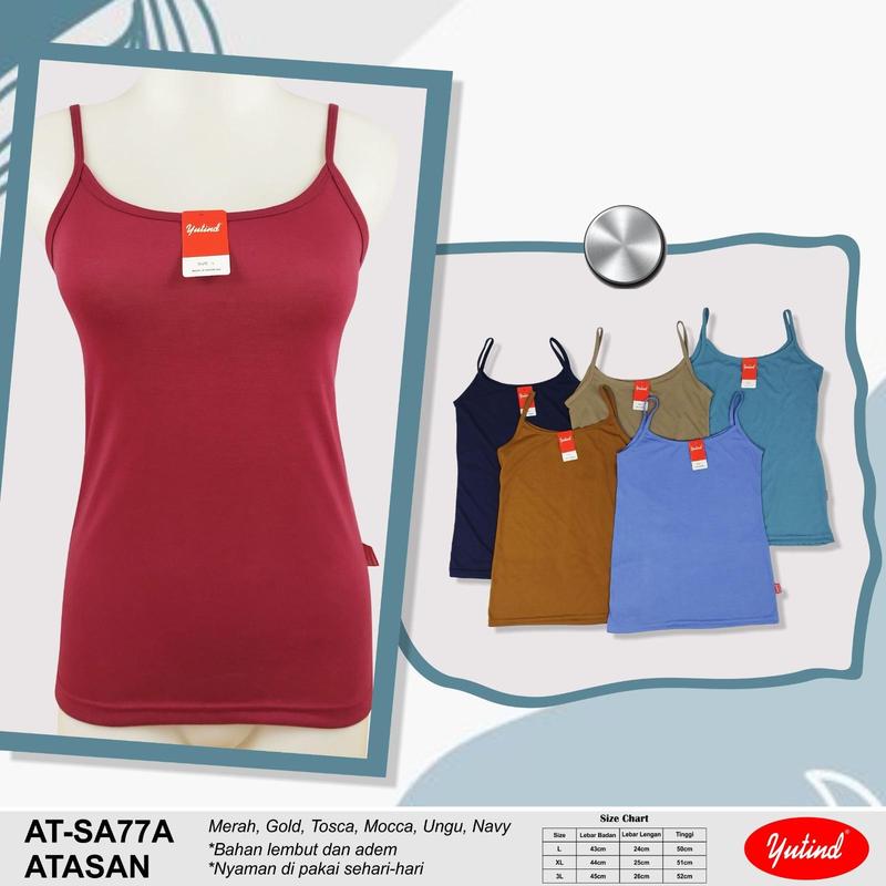 Tangtop Wanita WARNA WARNI / Tanktop YUTIND SA77A /Tank Top Tali - Shop ...