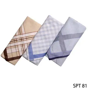 Sapu Tangan Pria Dewasa Katun Kombinasi Warna SPT 55 - One Size