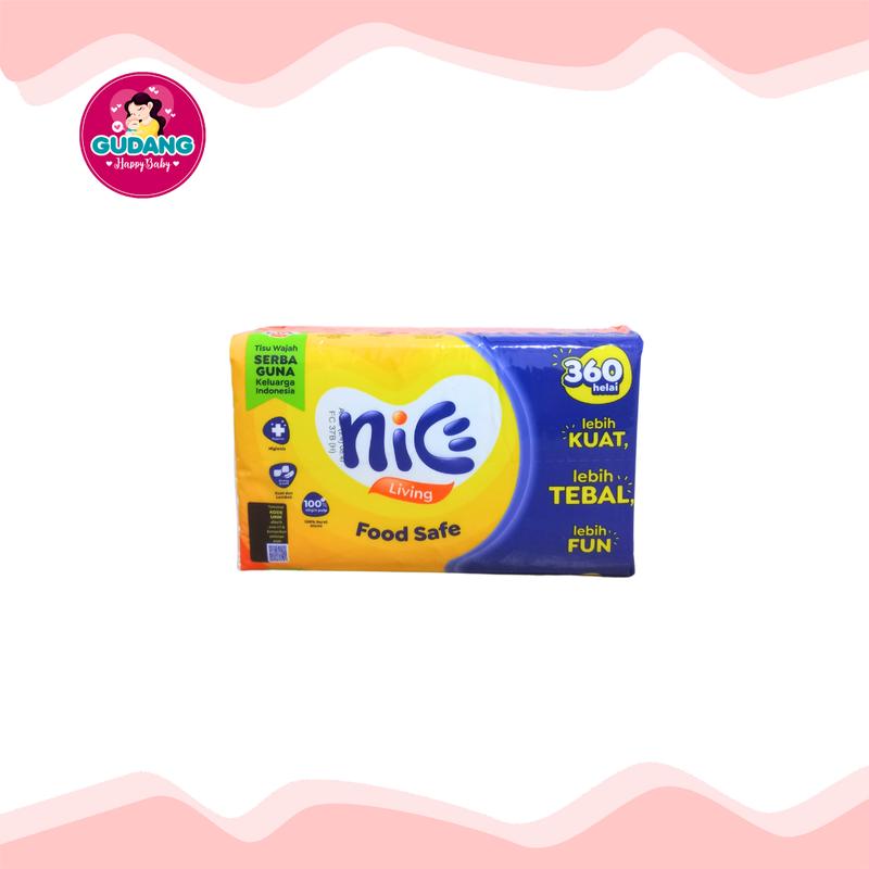 Nice Tisu Kering Tisu Wajah 180 Sheets 2 Ply Tissue 1
