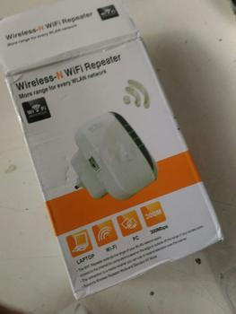 Product Review of Penguat Sinyal Wifi Repeater Wireless-N WiFi 300Mbps Kextech WL0189 from Tokopedia customer review 0