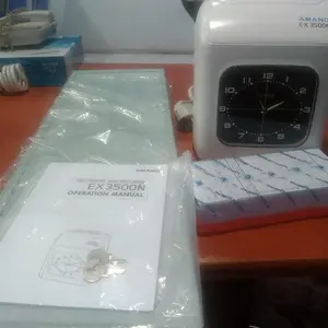 PAKET AMANO EX-3500 N +Rak Kartu isi 50+Kartu -Mesin Absen/Absensi