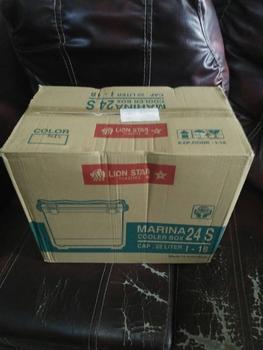 Product Review of (KHUSUS GOJEK) COOLER BOX MARINA 24S LION STAR Cool Box Ice Tempat Es from Tokopedia customer review 0
