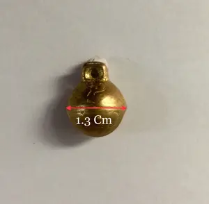 Bell Kerincingan Kuningan Size Small