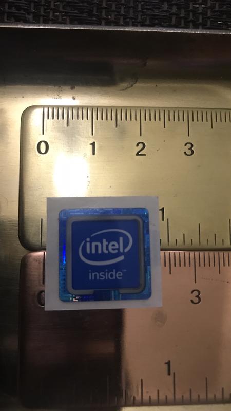 Sticker stiker intel inside celeron skylake ori - Shop | Tokopedia