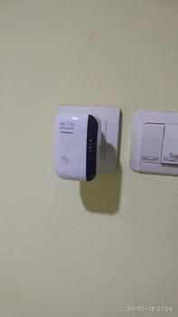 Product Review of Penguat Sinyal Wifi Repeater Wireless-N WiFi 300Mbps Kextech WL0189 from Tokopedia customer review 0
