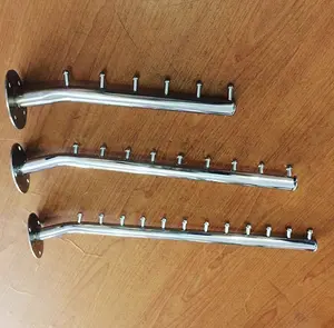 Suling dinding display toko gantungan baju murah import besi