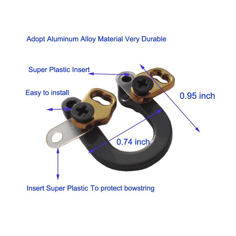 Chain D Loop Metal D Loop Hunting Loop Metal D Ring Compound bow Aluminum D Loop ...