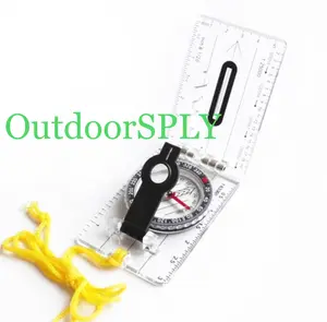 Foldable Compass Ruler Camping Directional Baseplate Kompas mc45-5b