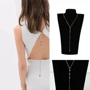 Centerpiece Necklace Kalung V Neck Dress Sexy Body Chain Lingerie SALE