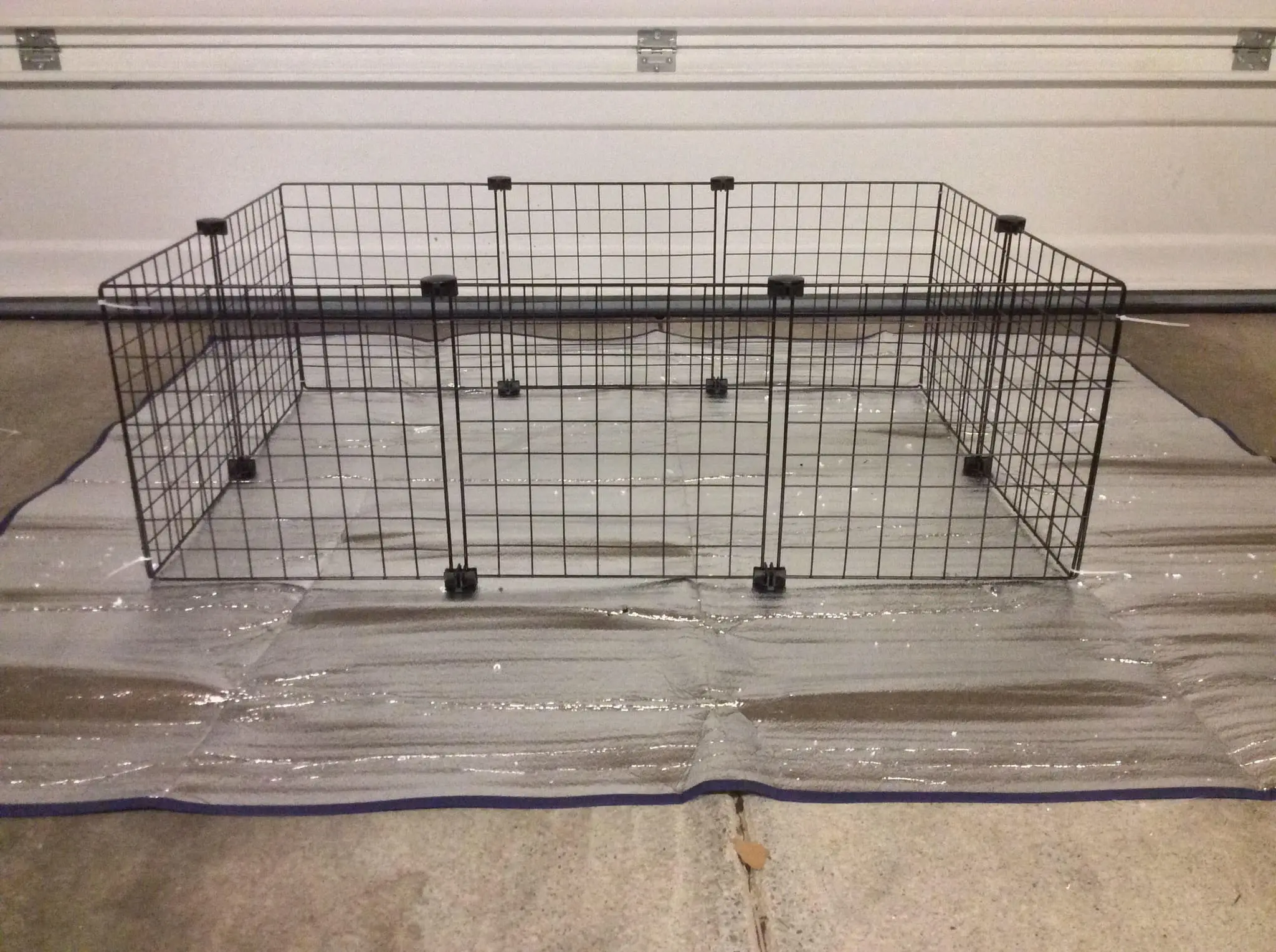 C & C cage grid / kandang kura kura / import / black colour