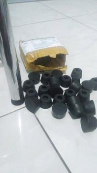 Product Review of AK-02 Alas Karet Bulat Hitam Ambalan Tatakan Kaki Kursi Meja Bangku from Tokopedia customer review 0
