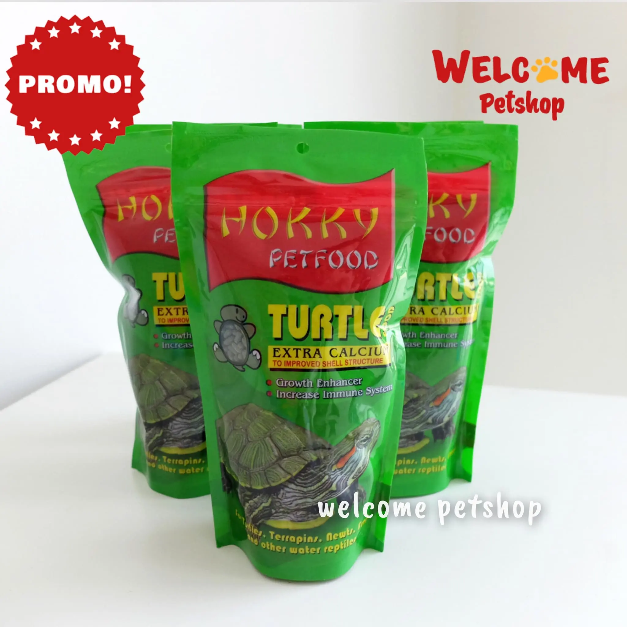 HOKKY TURTLE Makanan Kura-Kura / Kodok / Hewan Reptil - Bentuk Stick