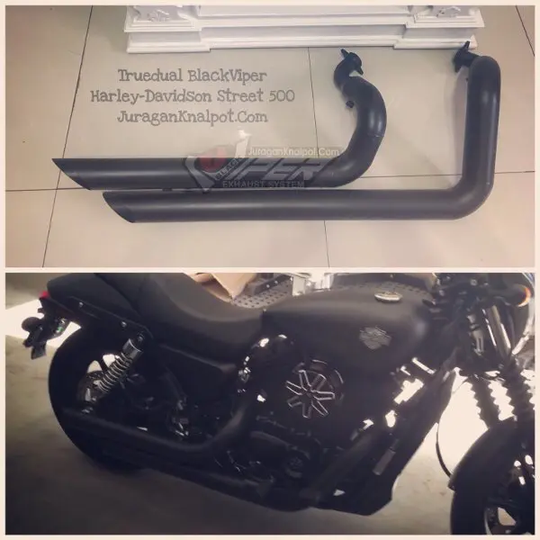 Knalpot Truedual Harley-Davidson Street 500 Bass Super Blaargh
