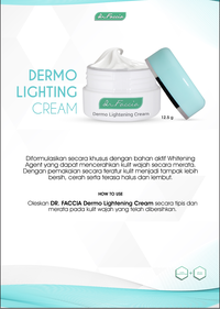Gambar dr Faccia Dermo Lightening Cream - Anti Flek Krim- (02 002 012) dari Theraskinbest Kota Administrasi Jakarta Barat 1 Tokopedia