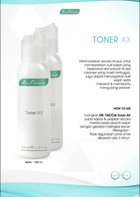 Gambar dr Faccia Toner AX - Toner penyegar kulit Berjerawat(02 007 003) dari Theraskinbest Kota Administrasi Jakarta Barat 1 Tokopedia