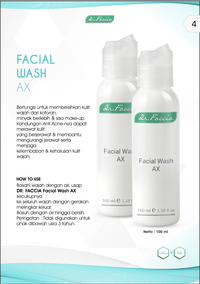 Gambar dr Faccia Facial Wash AX - Sabun Kulit Berjerawat (02 001 003) dari Theraskinbest Kota Administrasi Jakarta Barat 1 Tokopedia