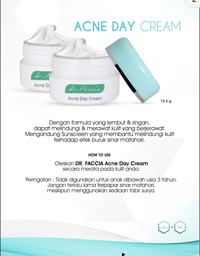 Gambar dr Faccia Acne Day Cream-Tabir Surya Kulit Berjerawat( 02 003 001) dari Theraskinbest Kota Administrasi Jakarta Barat 1 Tokopedia