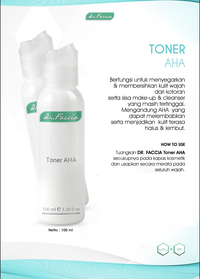 Gambar dr Faccia - Toner AHA - face tonic AHA-(02 007 001) dari Theraskinbest Kota Administrasi Jakarta Barat 1 Tokopedia